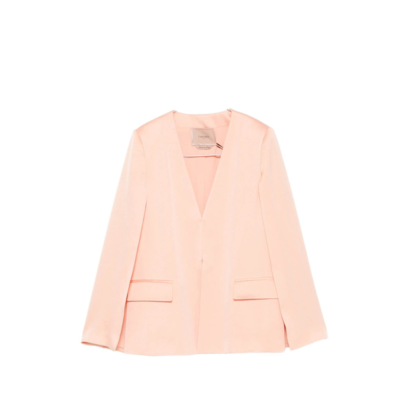 Twinset V-neck Pockets Blazer