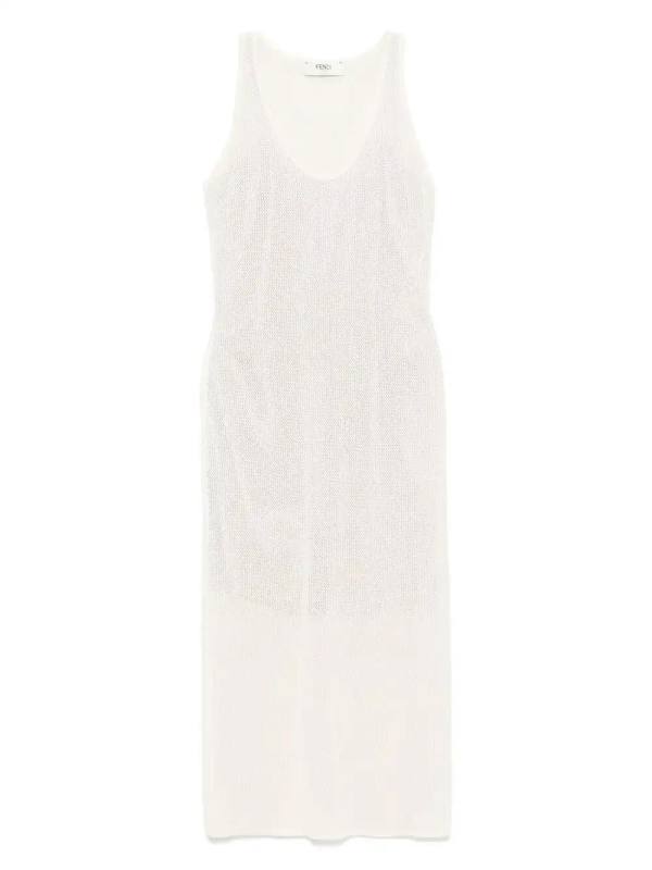 sleeveless midi dress