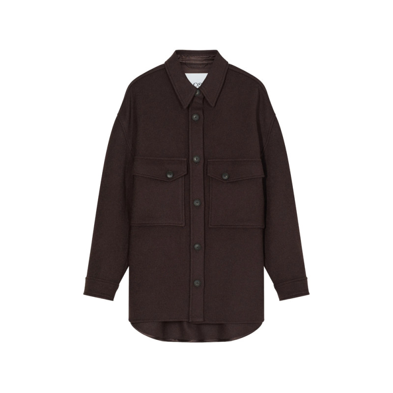 Closed Button-up Oversized Jacket