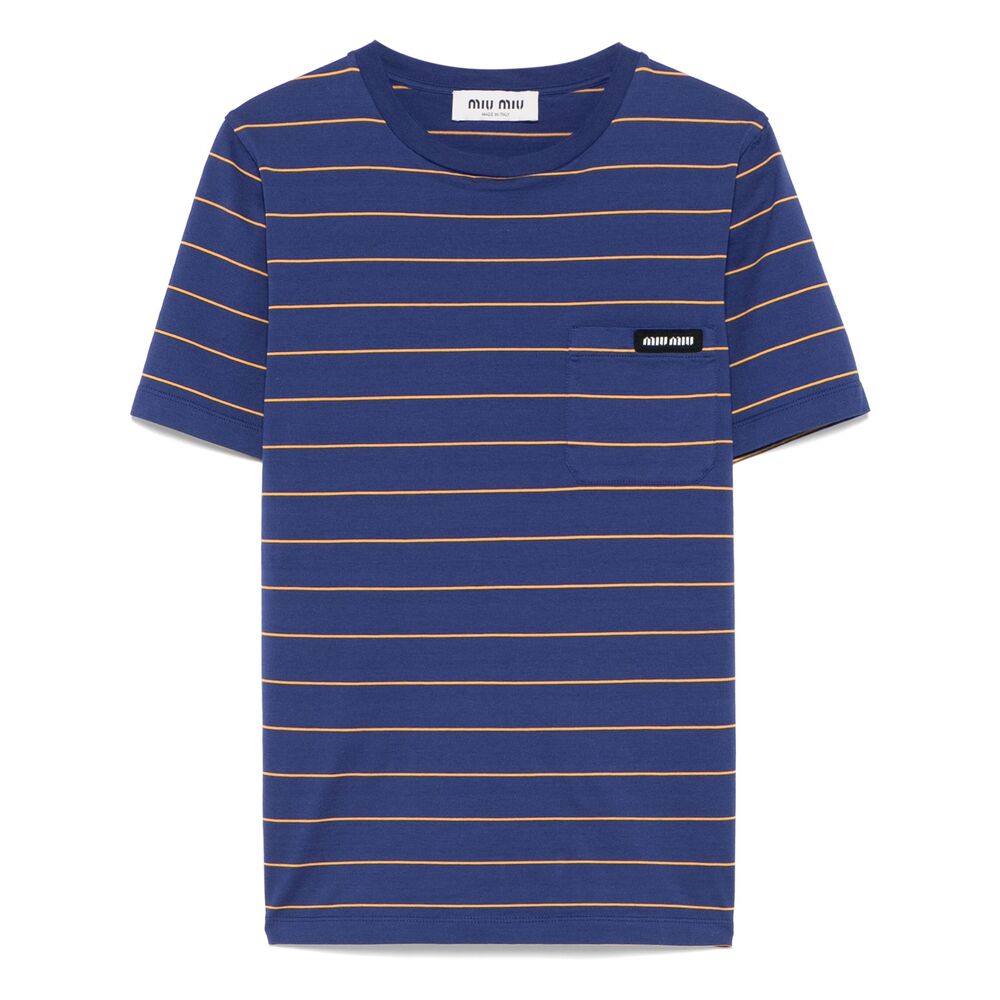Miu Miu Striped T-shirt