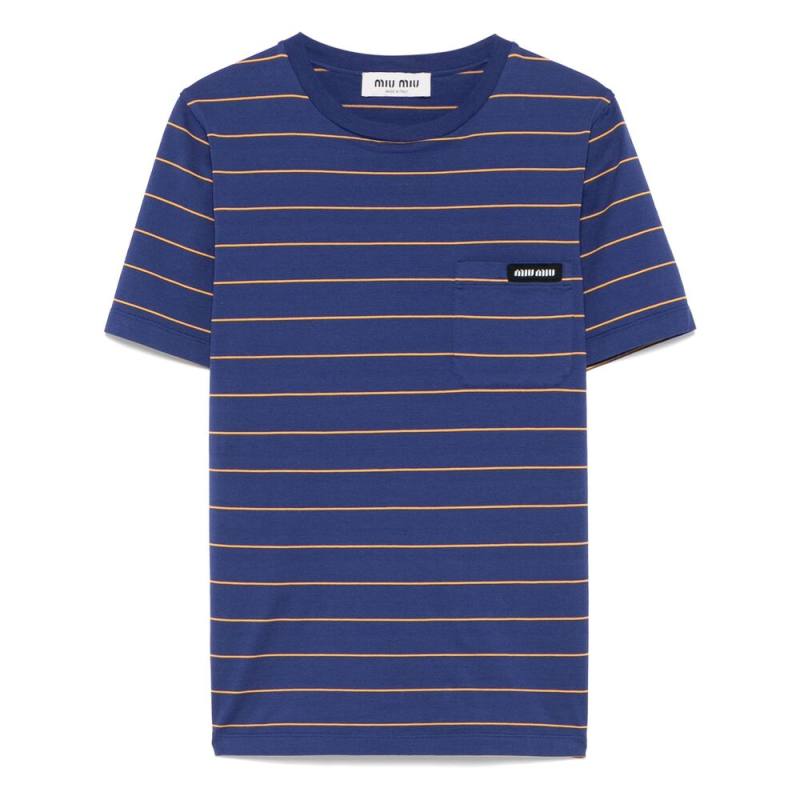 Miu Miu Striped T-shirt