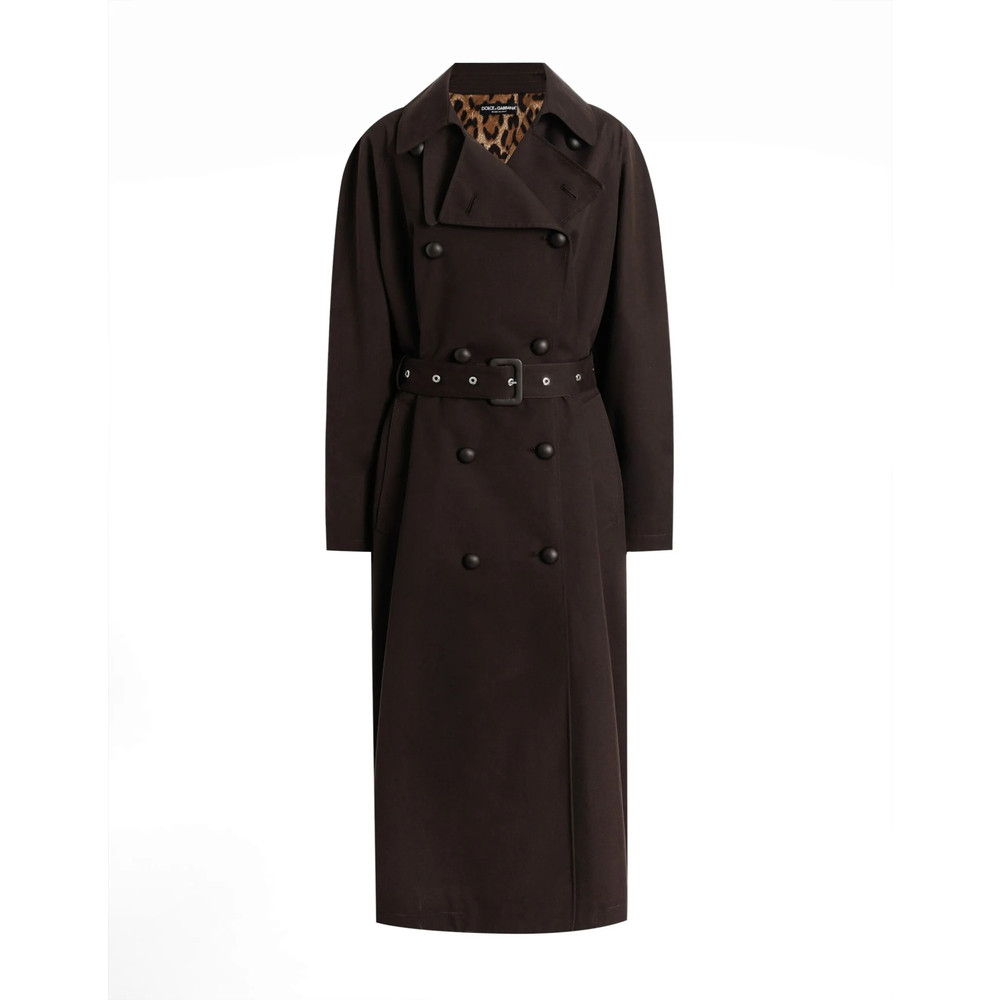 Dolce & Gabbana Double-breasted Belted Coat