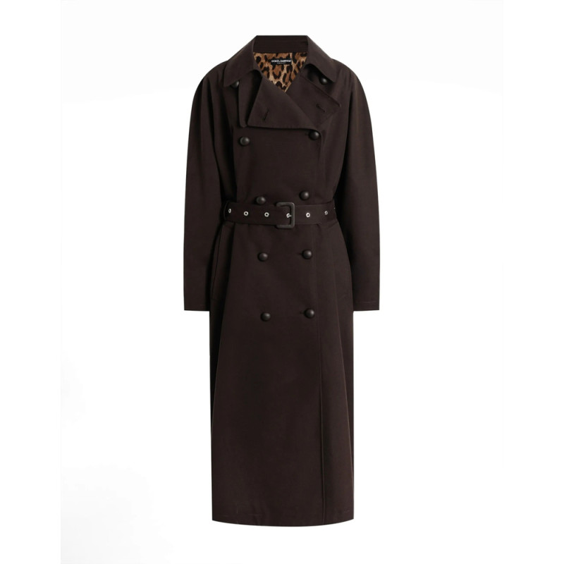 Dolce & Gabbana Double-breasted Belted Coat
