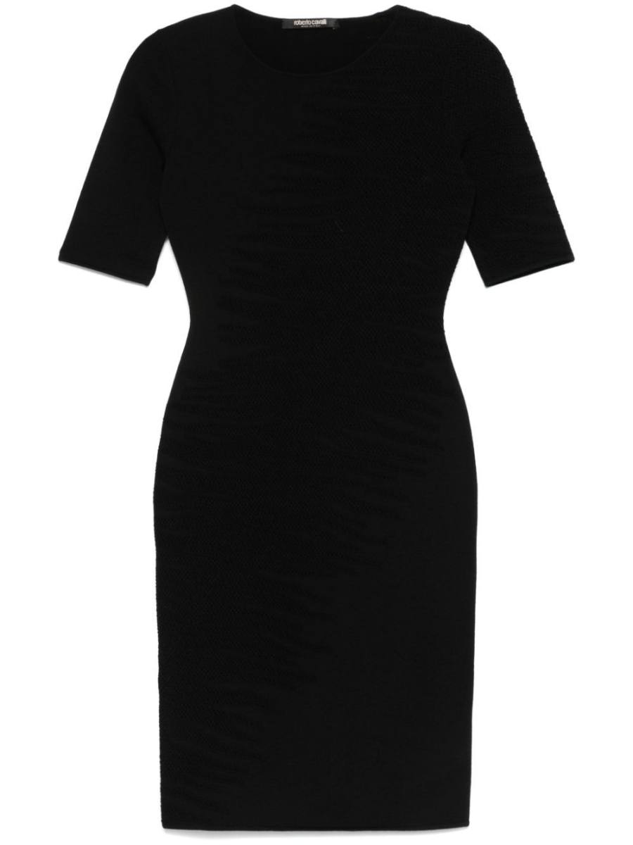 openwork-areas mini dress