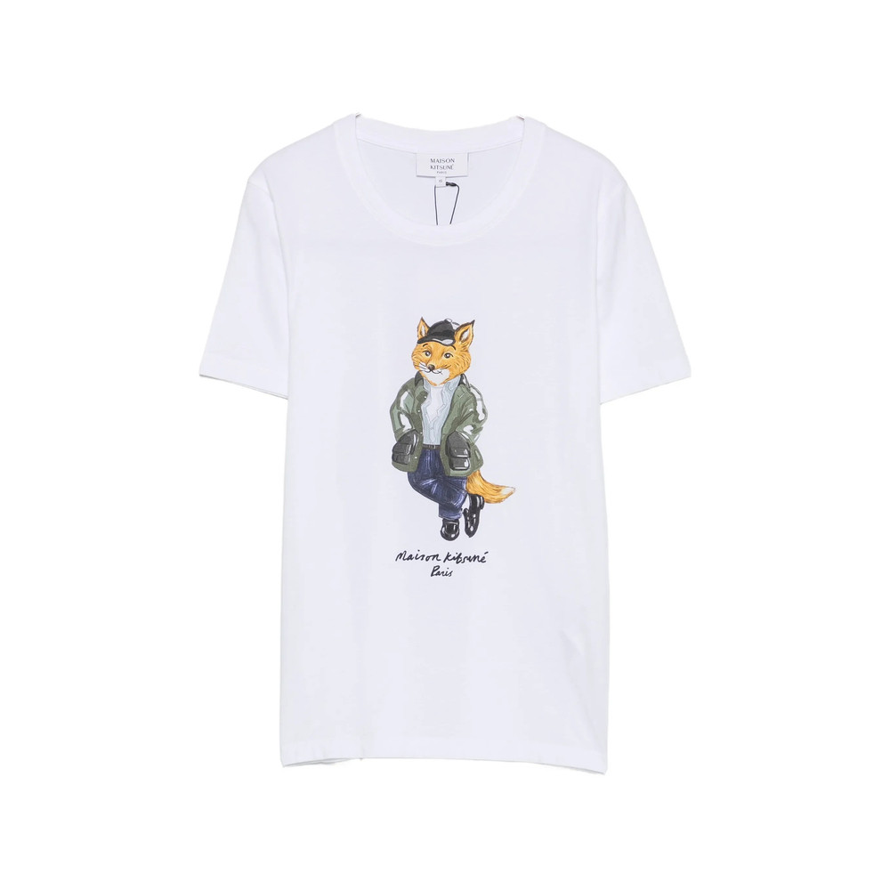Maison Kitsuné Weekend Fox Printed T-shirt