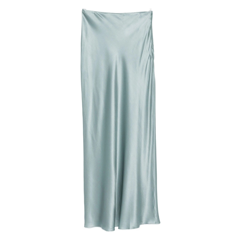Cult Gaia Chantel Bias-cut Satin Maxi Skirt