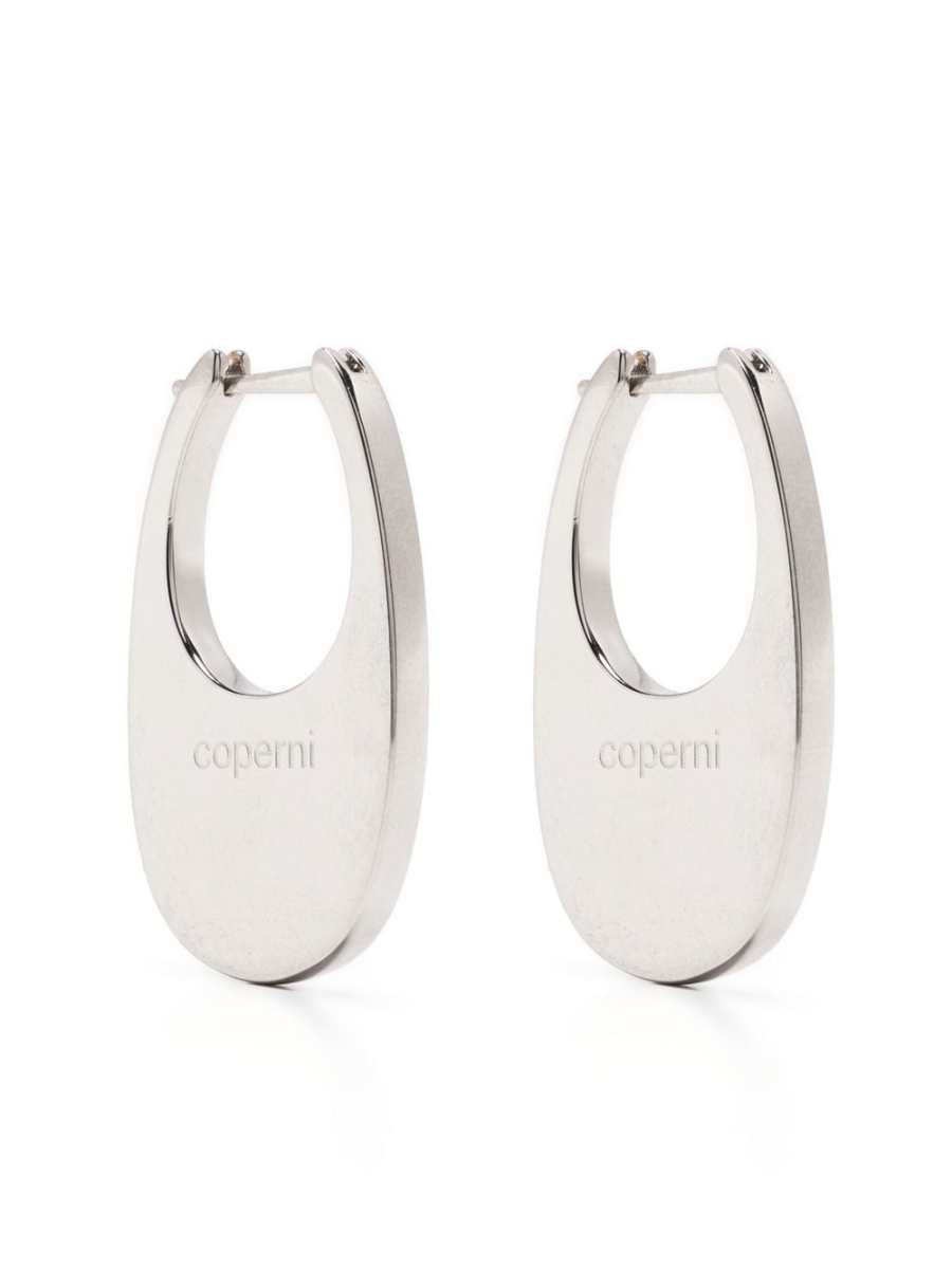 Medium Swipe logo earrings