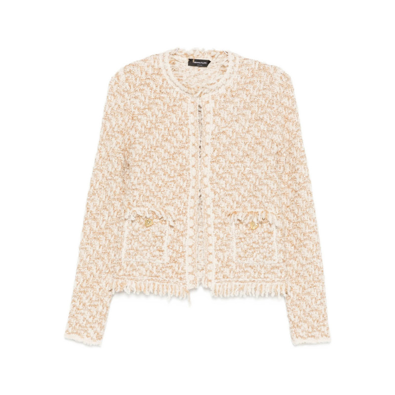Fabiana Filippi Frayed-edge Tweed Jacket