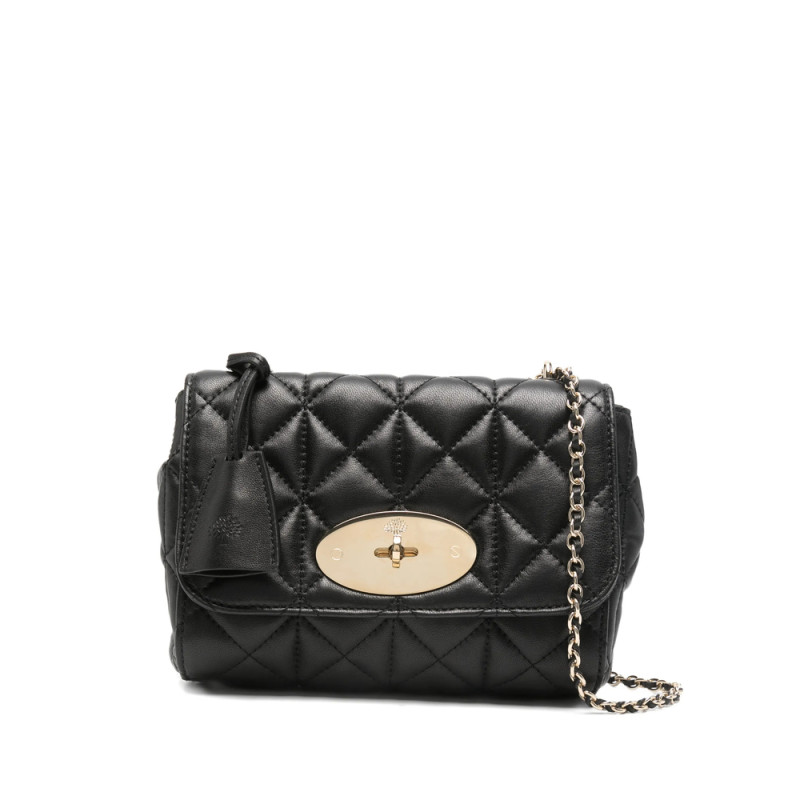 Mulberry Lily Quilted Shoulder Bag