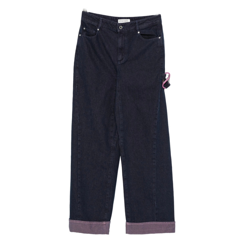 Stine Goya Five-pockets Cuffed Jeans