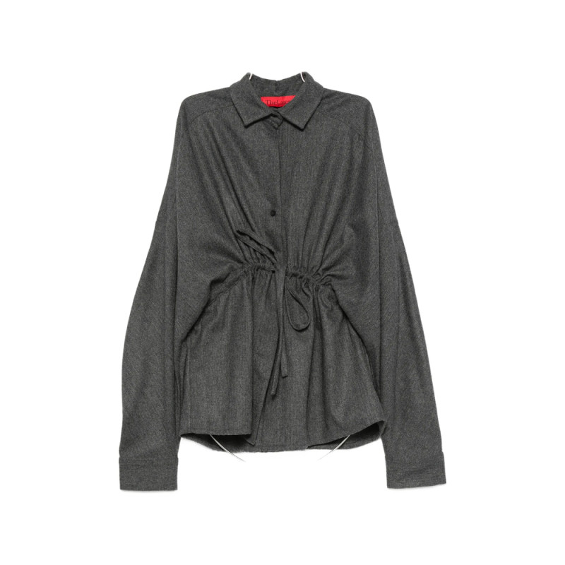 Thelatest E-Dalida Drawstring-waist Shirt