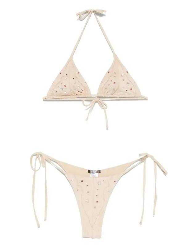 stud-embellished bikini