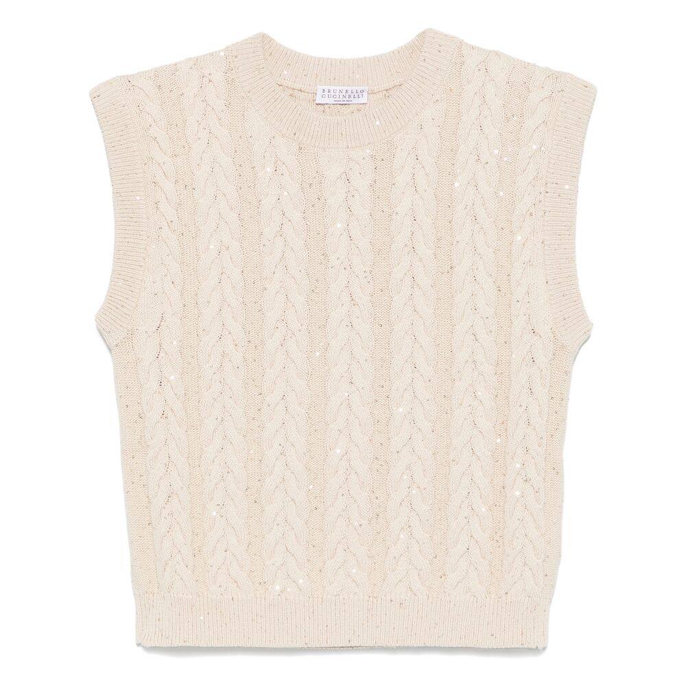 Brunello Cucinelli Sequin-embellished Vest