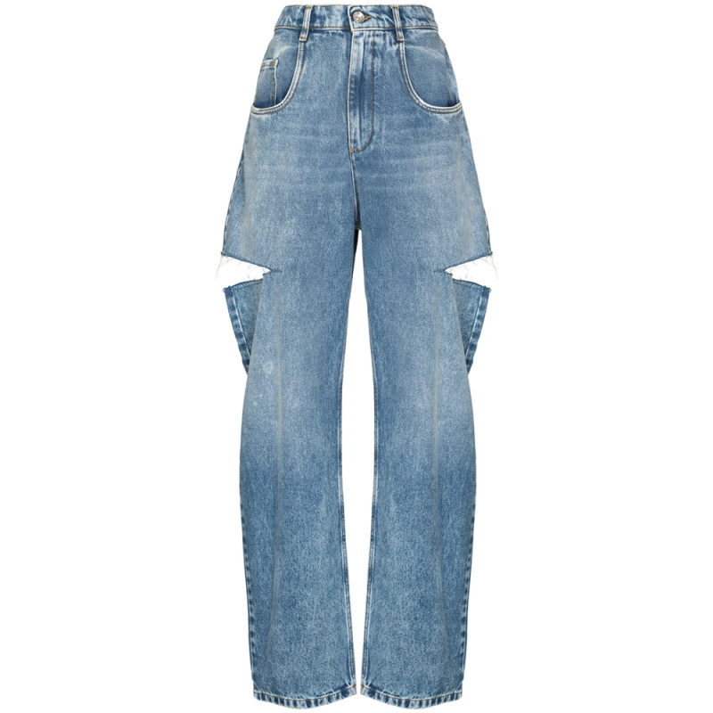 Maison Margiela Distressed Straight-leg Jeans
