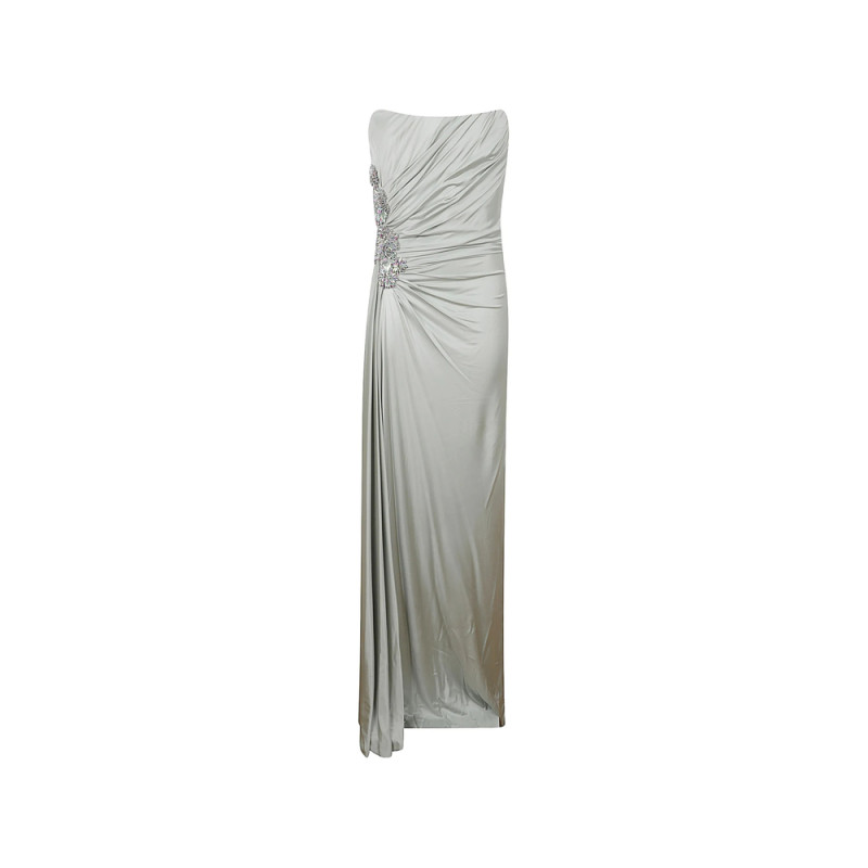 Costarellos Lorinne Jersey Crystal-embellished Maxi Dress