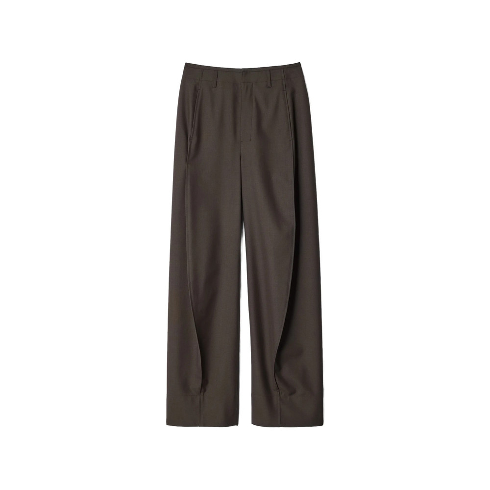 Lemaire Baggy Pants In Tropical Wool Blend