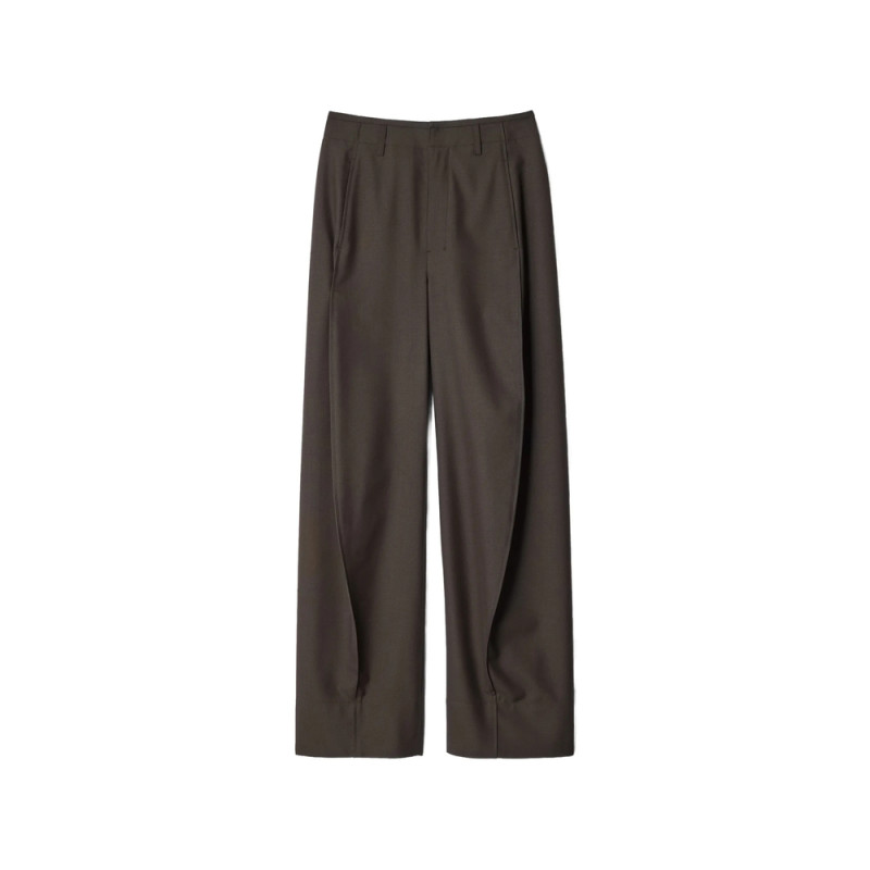 Lemaire Baggy Pants In Tropical Wool Blend