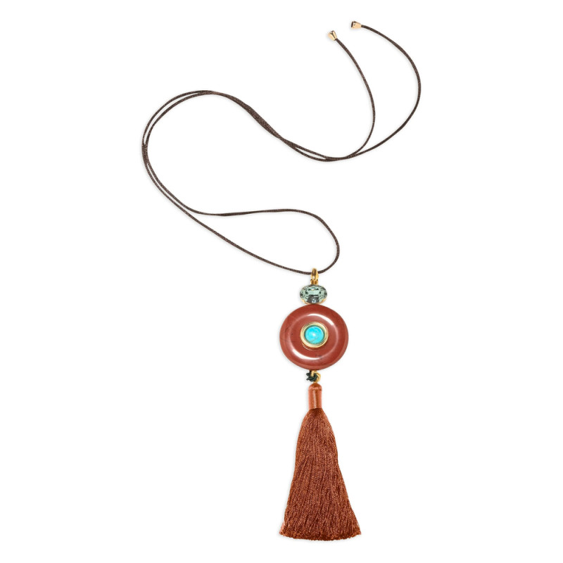 Jennifer Behr Arizona Tassel Necklace