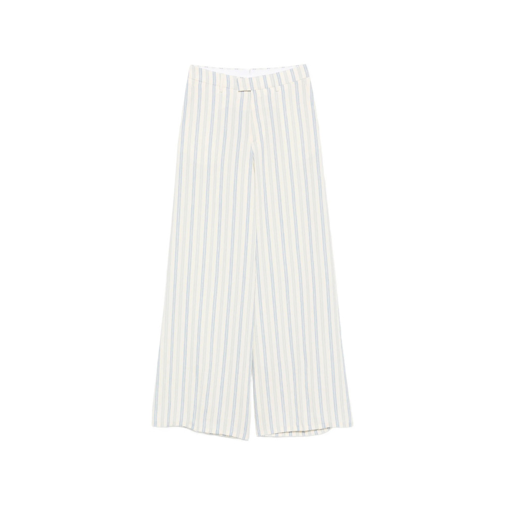 Berwich Striped Wide Leg Trousers