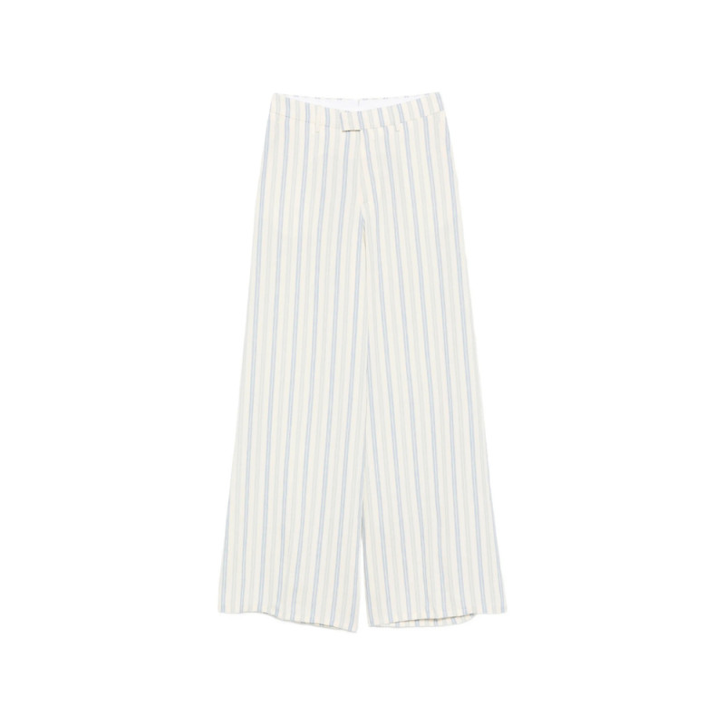 Berwich Striped Wide Leg Trousers