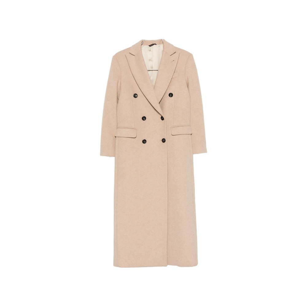 Eraldo Double-breasted Peaked-lapel Coat