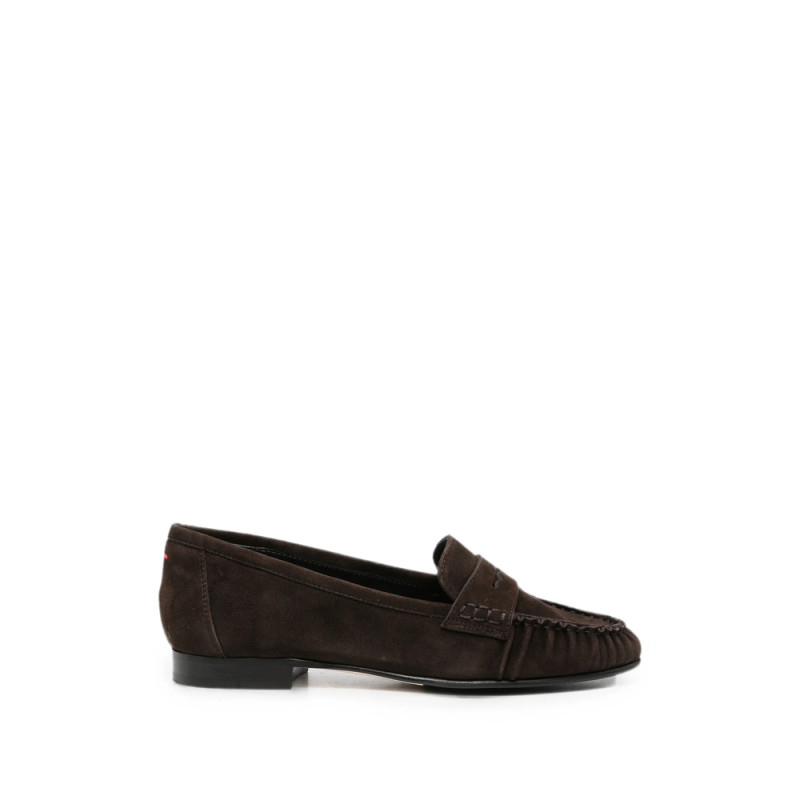 Aeyde Aldous Suede Penny-slot Loafers