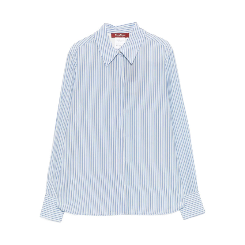 Max Mara Studio Flirt Striped Button Shirt