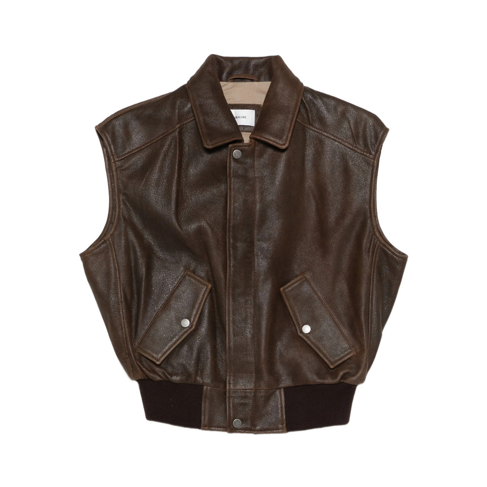 Haikure Leather Gilet