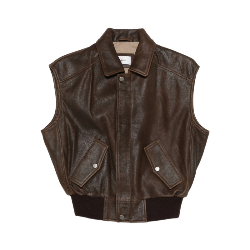 Haikure Leather Gilet