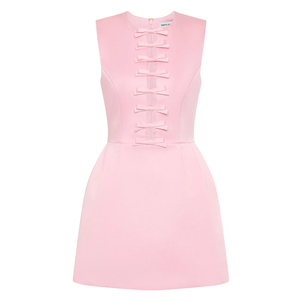 Rebecca Vallance Aymee Bow-detail Mini Dress
