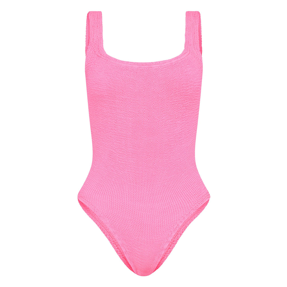 Hunza G Ruched Square-neck Swimsuit