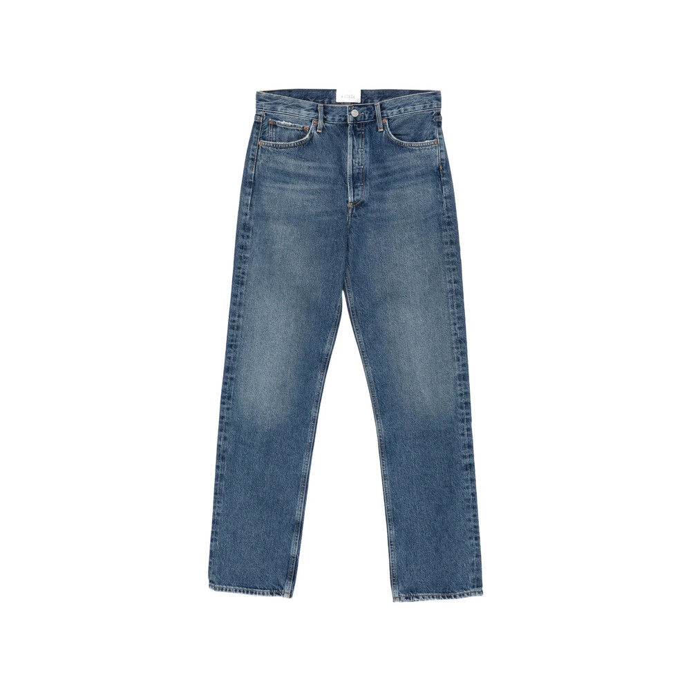 Agolde Faded Straight-leg Jeans