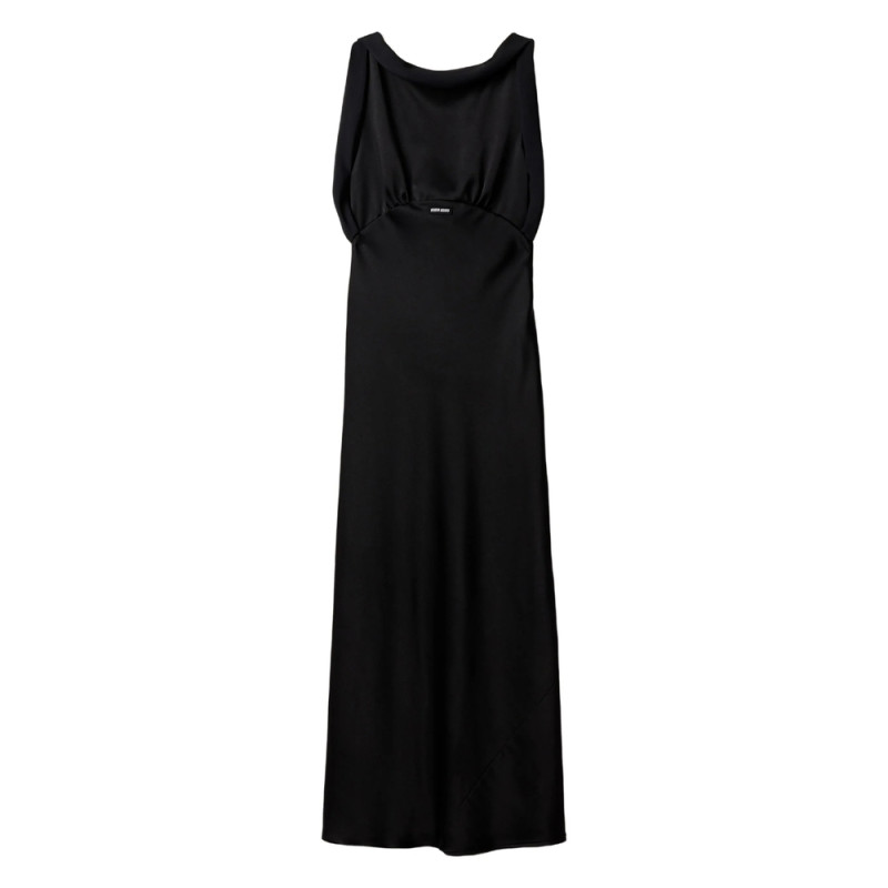 Miu Miu Satin Maxi Dress