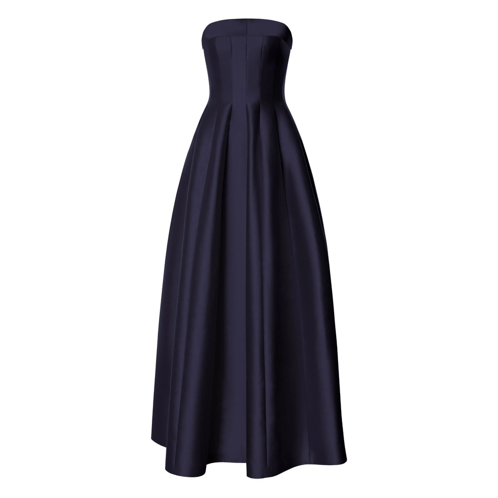 Alberta Ferretti Silk-satin Dress