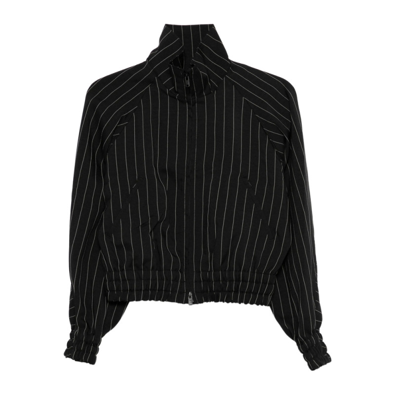 Y-3 Stripe-pattern Bomber Jacket