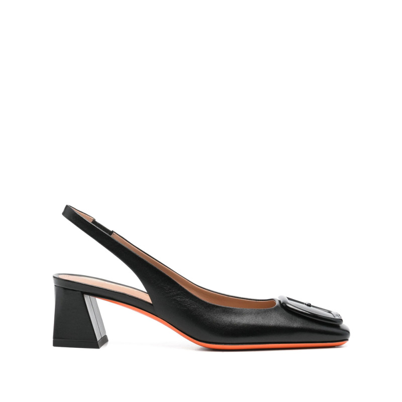 Santoni 55mm Leather Pumps