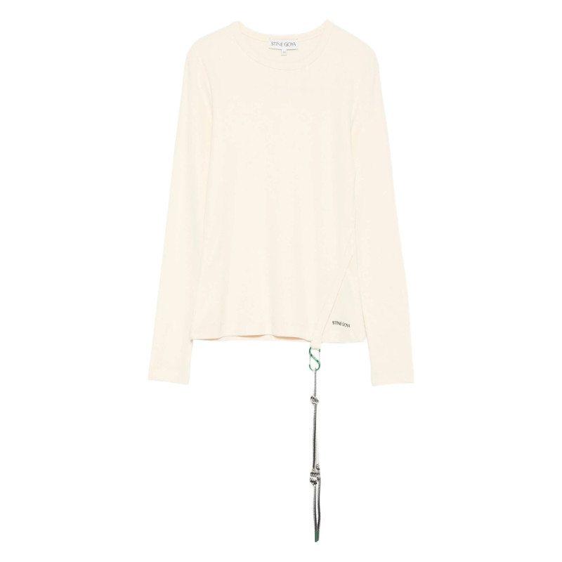 Stine Goya Chain-detail Long-sleeve Top