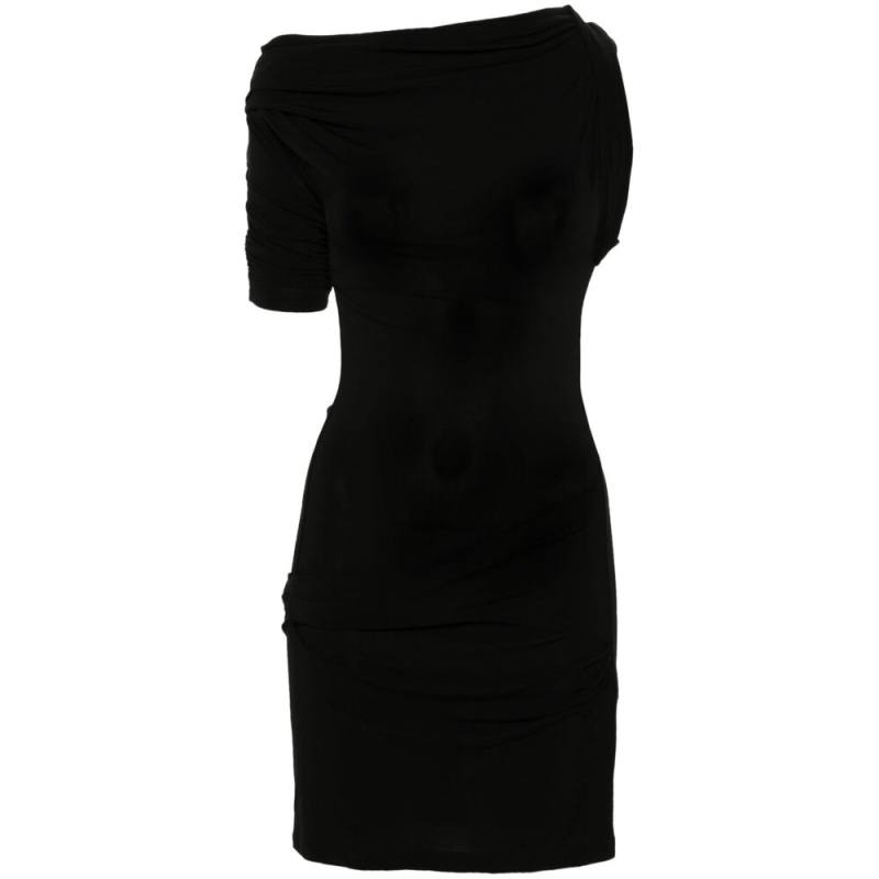 Jacquemus La Mini Robe Drapeado Dress