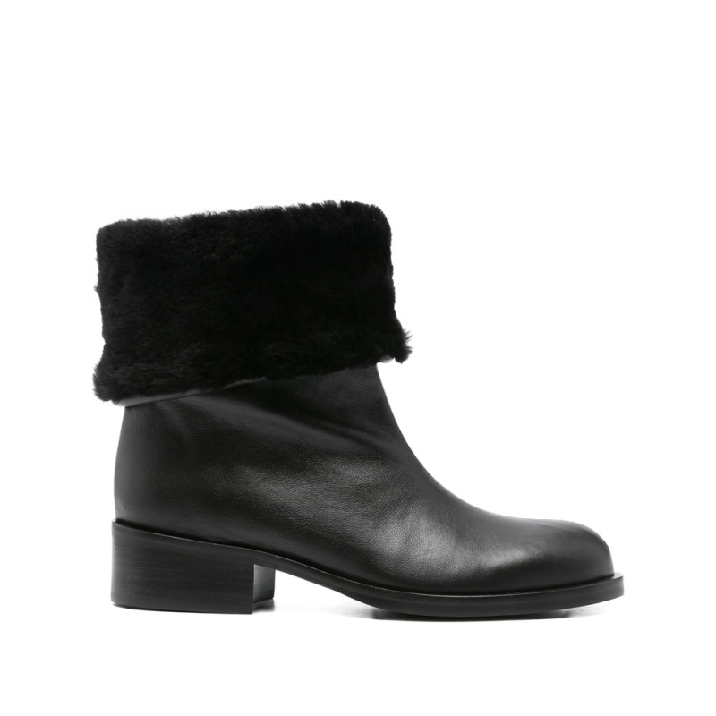 About Arianne 40mm Fur-trimmed Leather Boots