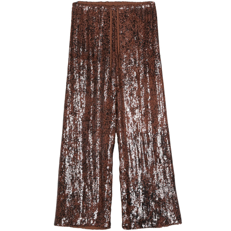 Dries Van Noten Embellished Wide-leg Trousers
