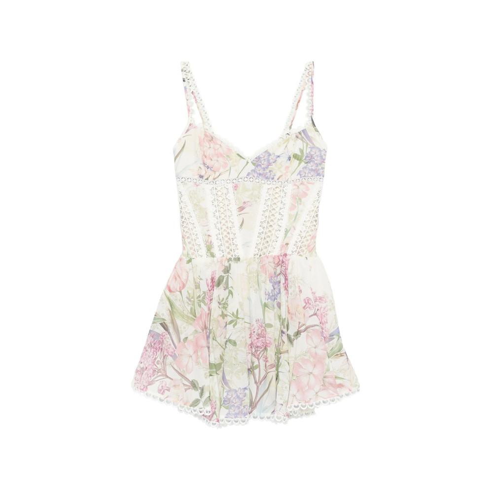 Charo Ruiz Gardenia Floral-print Mini Dress