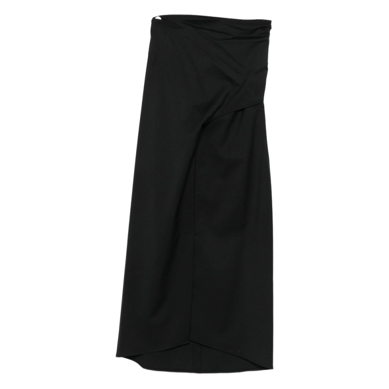 Tela Wraparound Midi Skirt