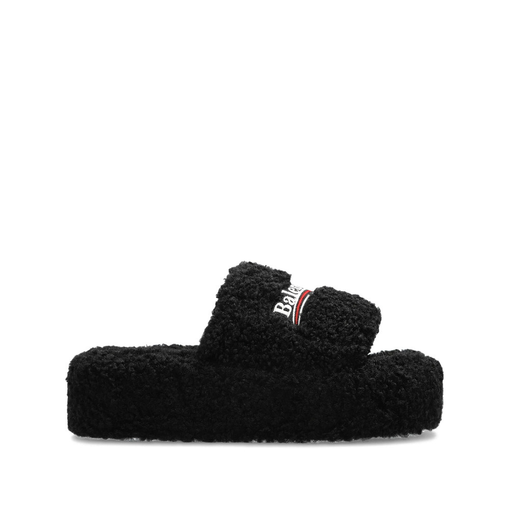 Balenciaga Logo-embroidered Platform Sandals