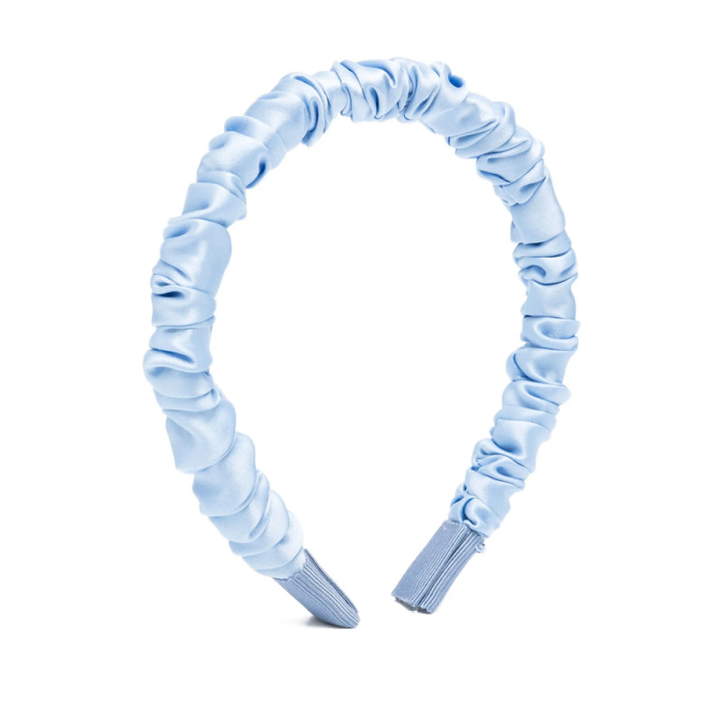 Jennifer Behr Ruched Satin Headband