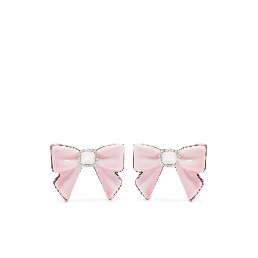 Shushu/tong Ceramic Bowknot Earrings