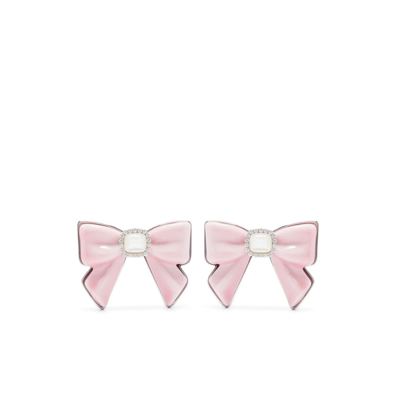 Shushu/tong Ceramic Bowknot Earrings