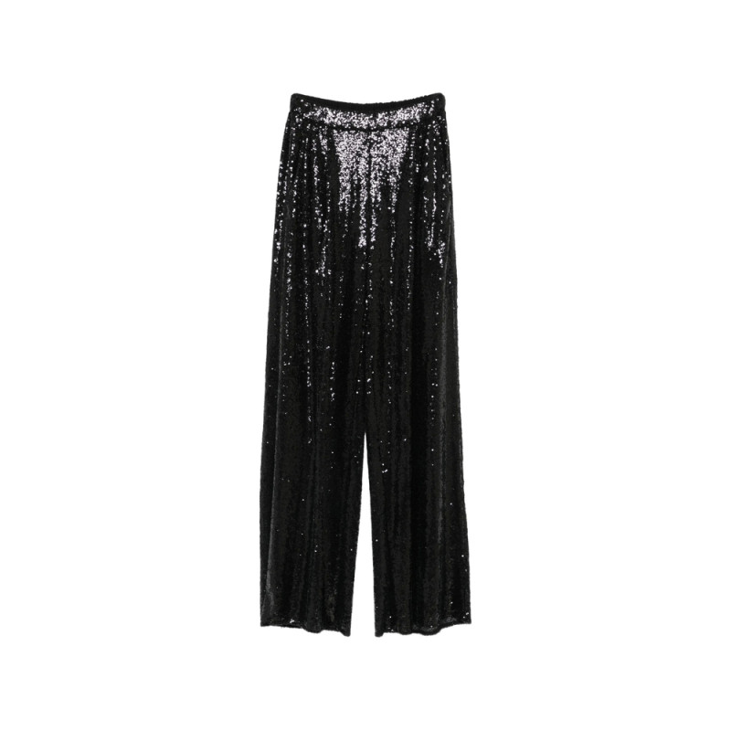 Amazuin Gal Sequins Wide-leg Trousers