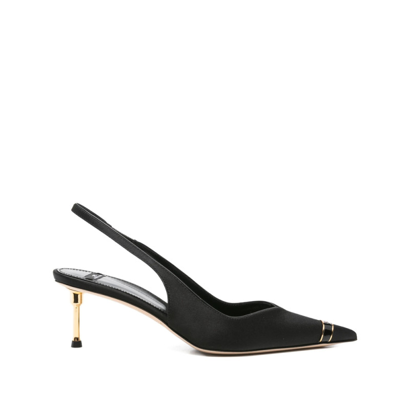 Elisabetta Franchi 60mm Slingback Pointed-toe Pumps
