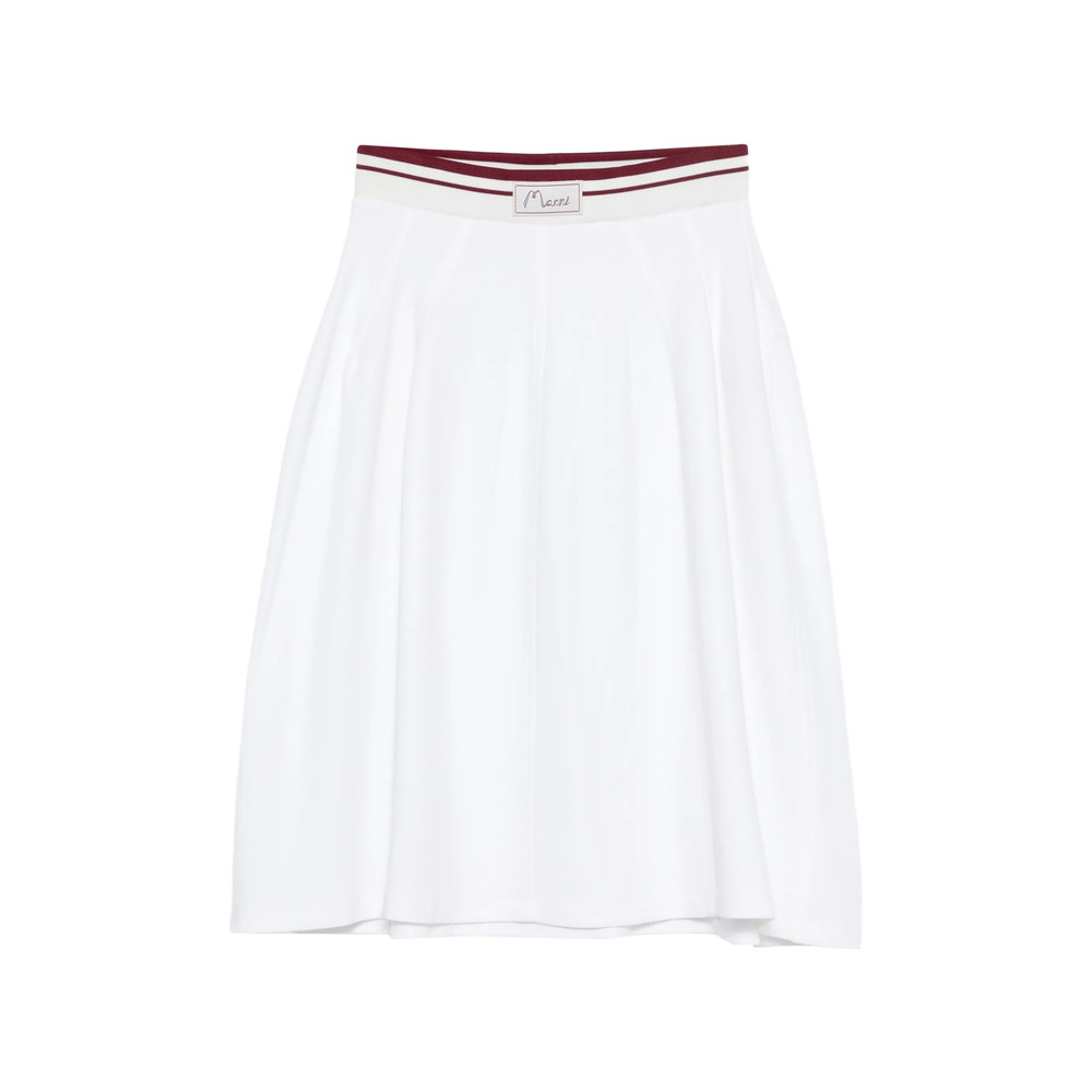 Marni Logo Waistband Skirt