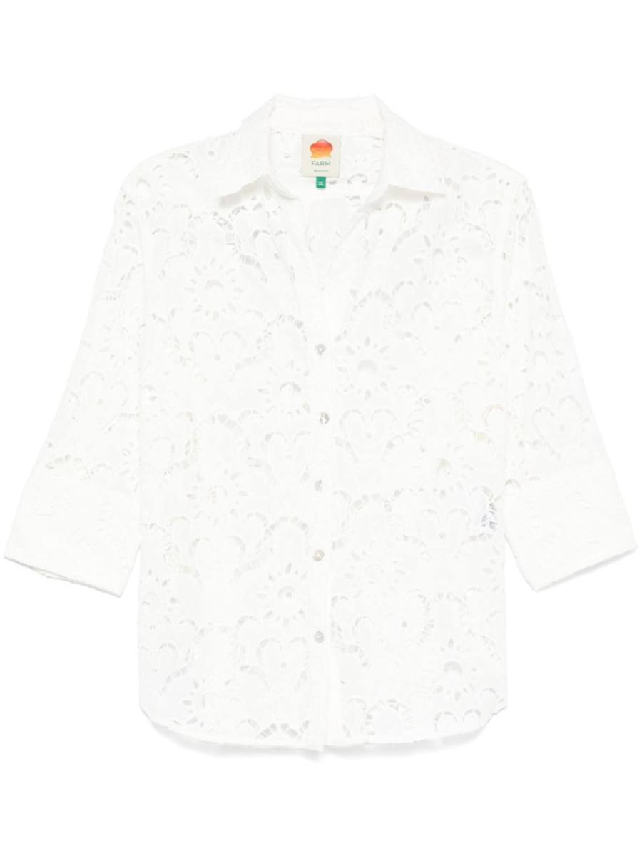 broderie-anglaise shirt